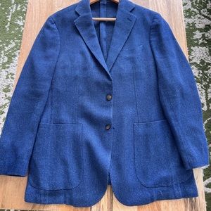 Blazer Suit Supply Silk Linen